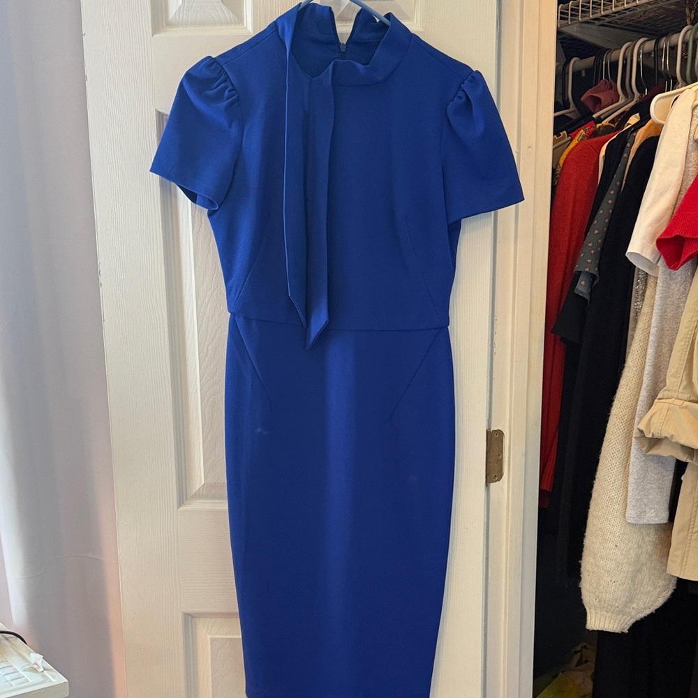 Maggy London Royal Blue Midi Dress